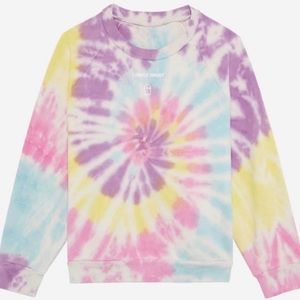 Brand new lonely ghost tie dye crew